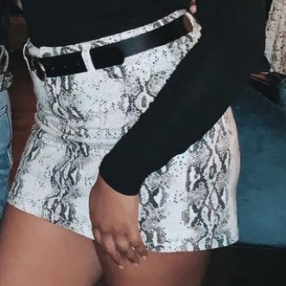 Denim Mini Skirt